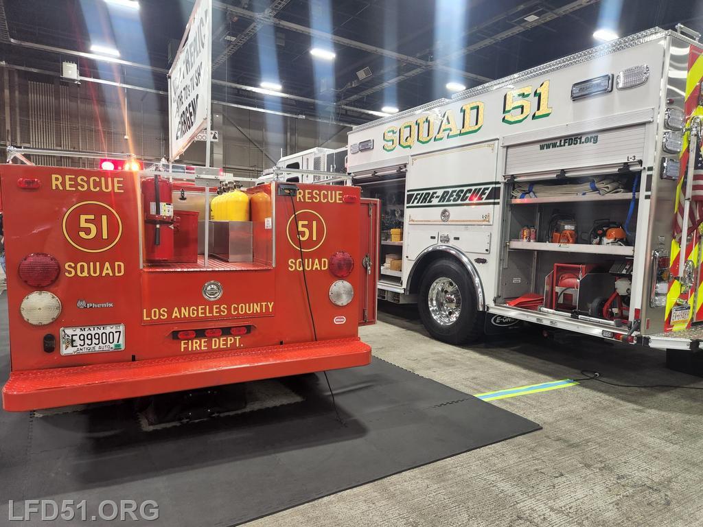 Squad 51 on display at PA Fire Expo Limerick Fire Department