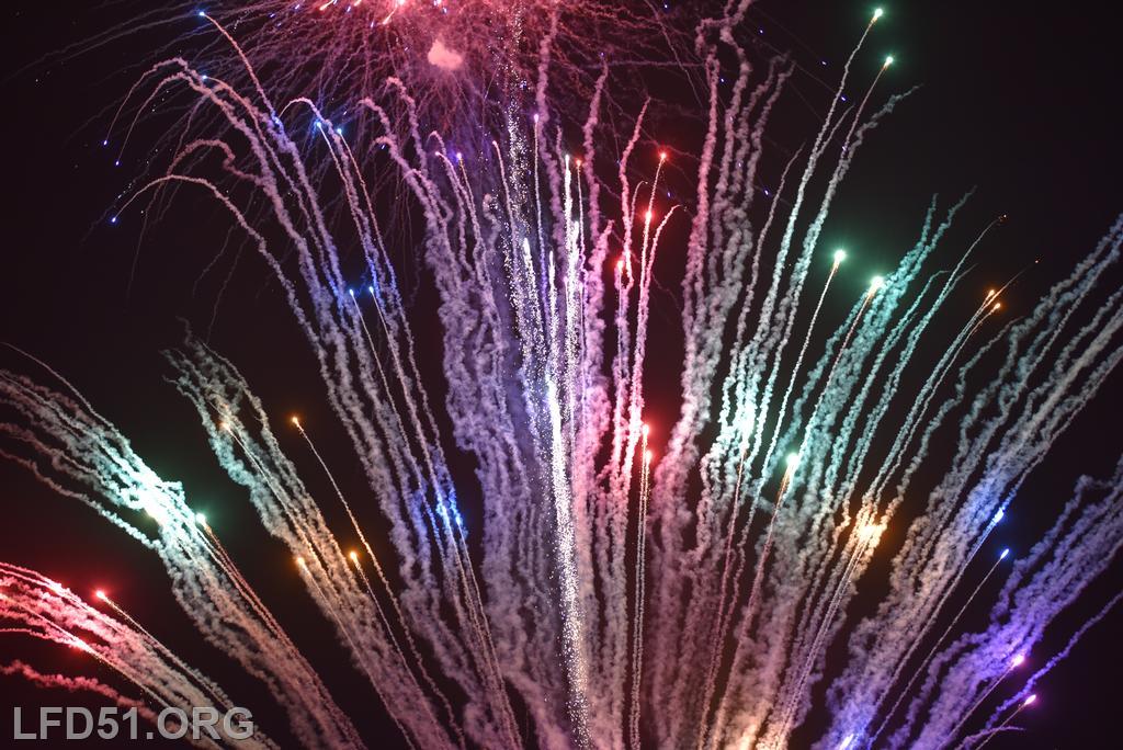 Fireworks at Waltz's Golf Course Limerick Fire Department