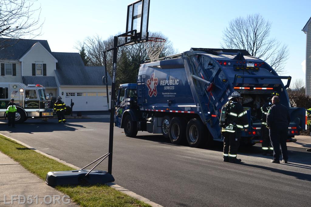 Garbage Truck Fire - Limerick Fire Department