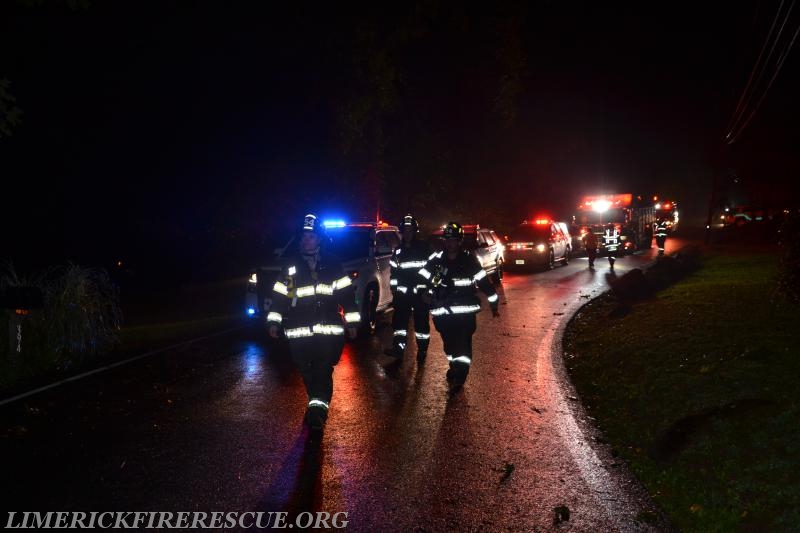 Car Fire On Gerloff Road - Limerick Fire Department