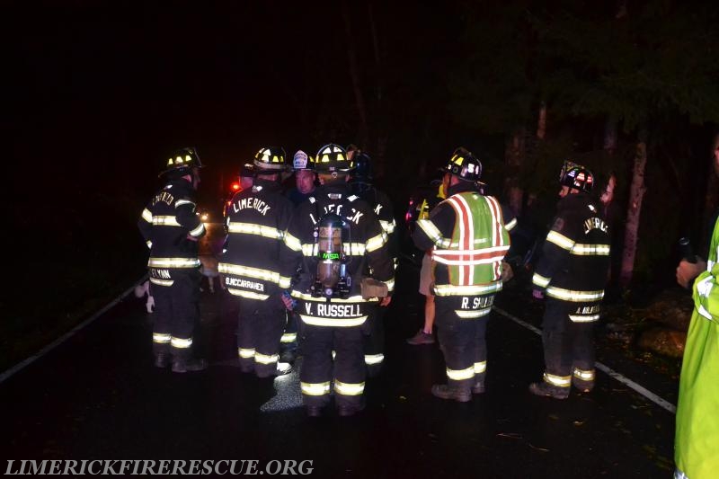 Car Fire On Gerloff Road - Limerick Fire Department
