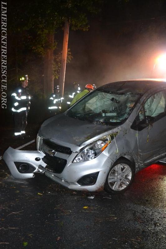 Car Fire On Gerloff Road - Limerick Fire Department