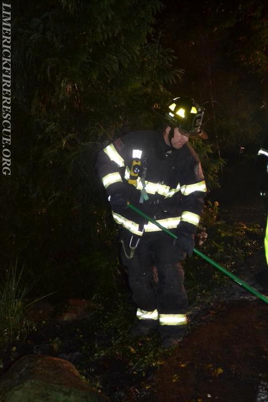 Car Fire On Gerloff Road - Limerick Fire Department